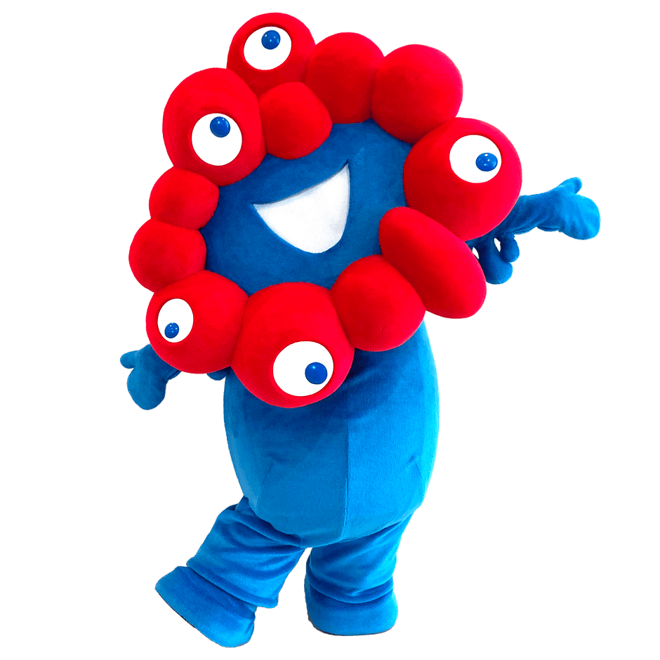 今年はミャクミャクも 登場し、万博PR!