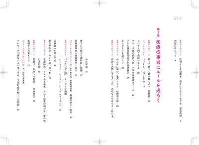 もくじ1章_医療従事者にエールを送ろう