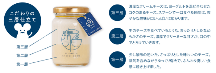 こだわりの3層仕立て!清水チーズケーキの秘密