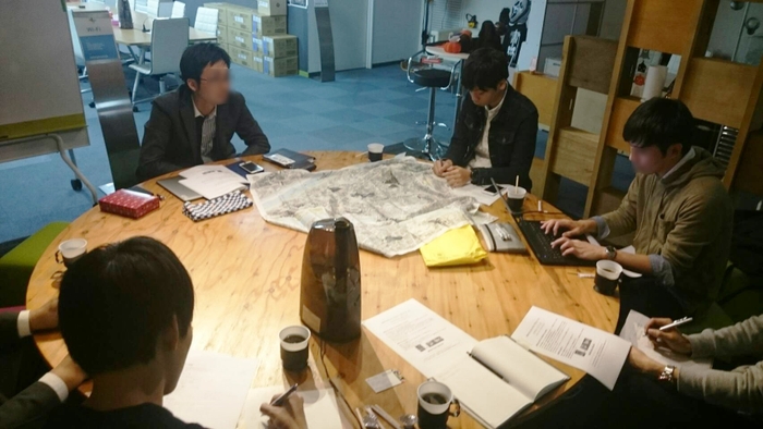 打ち合わせの様子