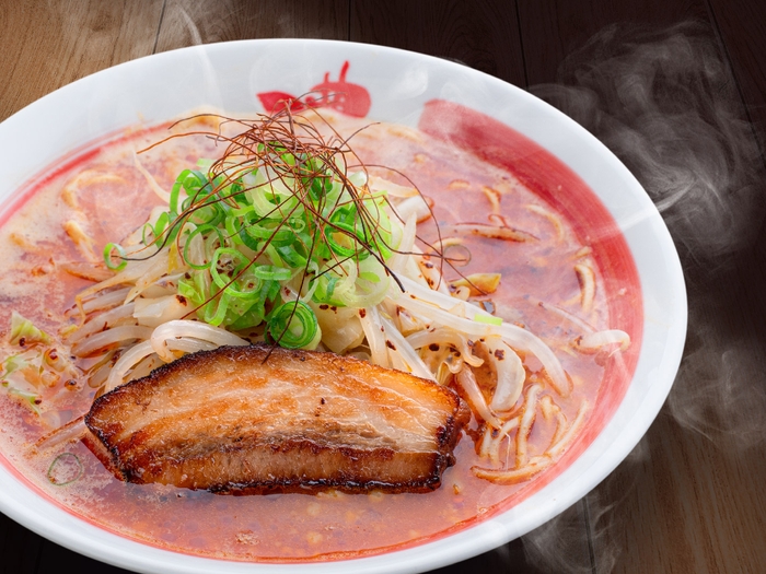 こってり野菜辛味噌らーめん (税込957円)