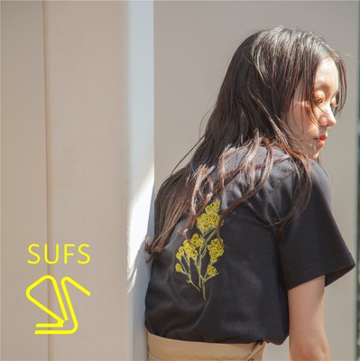 先行販売(3) 刺繍Tシャツ(ユニセックス/黒)