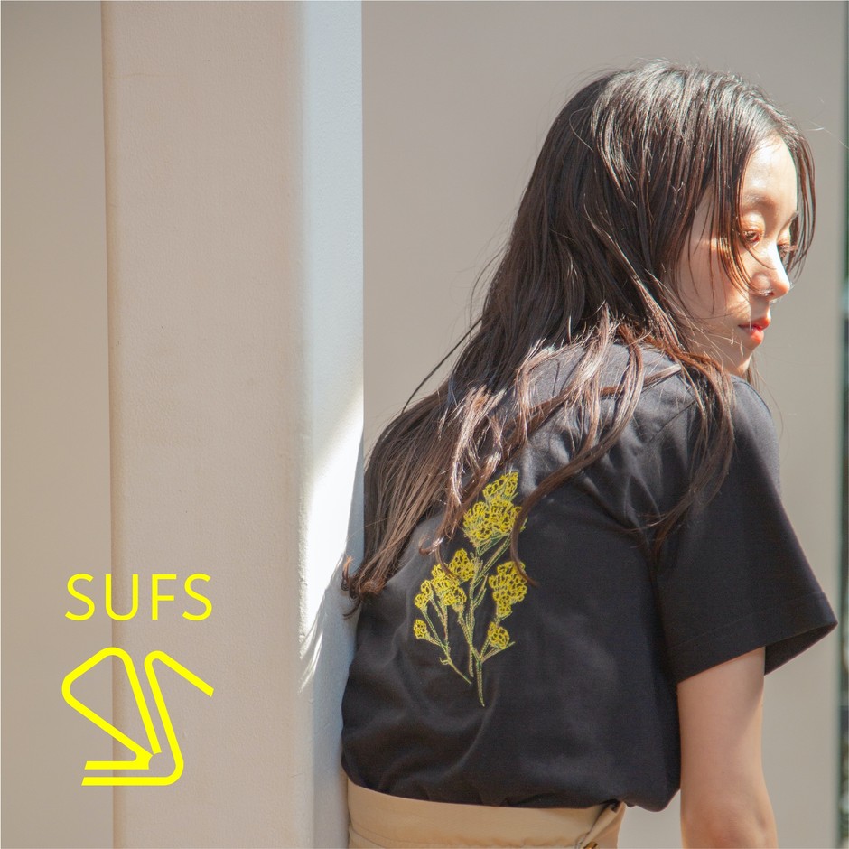 先行販売(3) 刺繍Tシャツ(ユニセックス/黒)