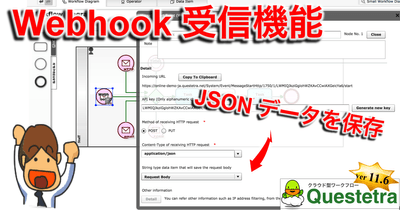 ＜Webhook受信機能の設定＞