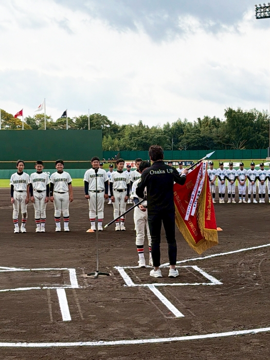 寄付先：一般財団法人日本リトルシニア中学硬式野球協会関西連盟