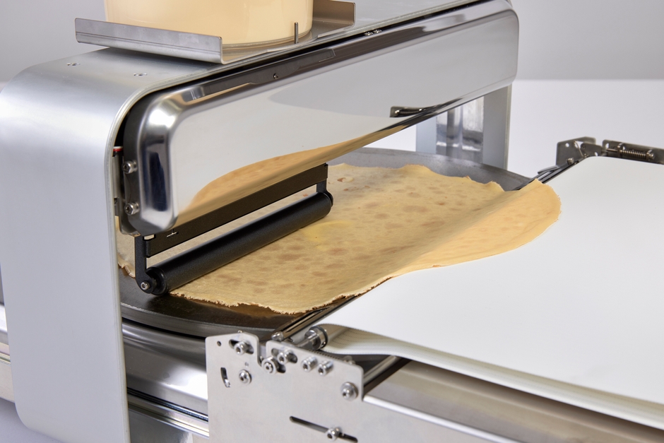 クレープ生地抜き取り