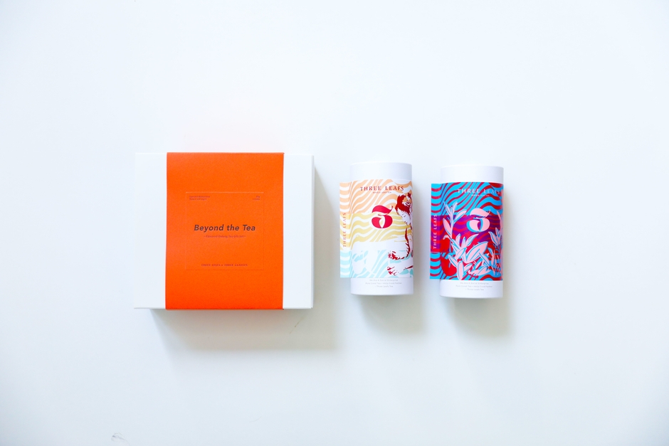 「Beyond the Tea -台湾フルーツ烏龍茶」マンゴー×ピーチ烏龍茶セット 1,080元(約4,230円)