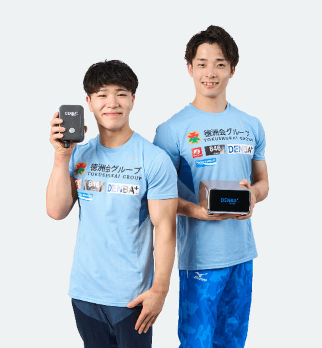 岡選手・杉野選手 DENBA Mobile