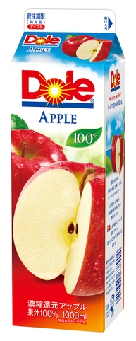 『Dole(R)  アップル100％』1000ml