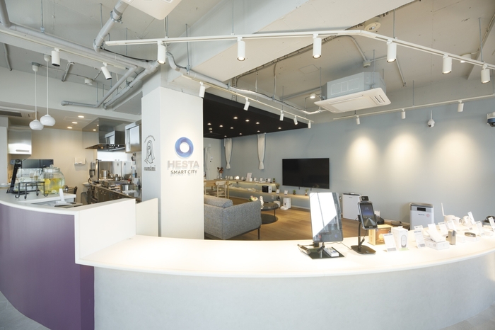 HESTA福岡ショールーム&oumami(ウーマミ) 内観