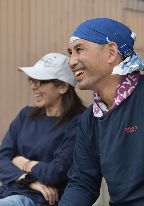 諌山先生(左:奥様)