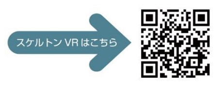 スケルトンのVRをご用意しています