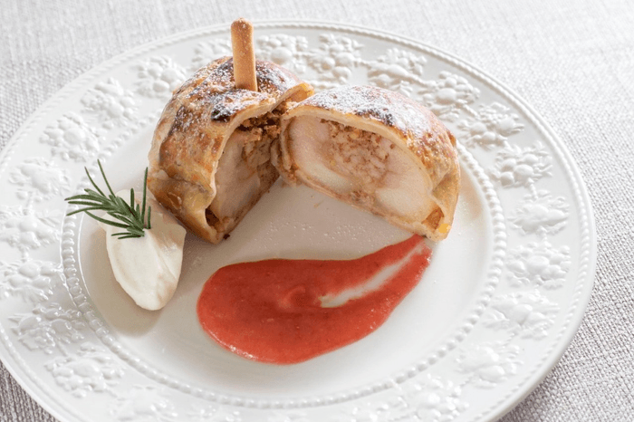 ▲ミエレ・ザ・ガーデン 「~白雪姫の贈り物~まるごとりんごのアップルパイ」