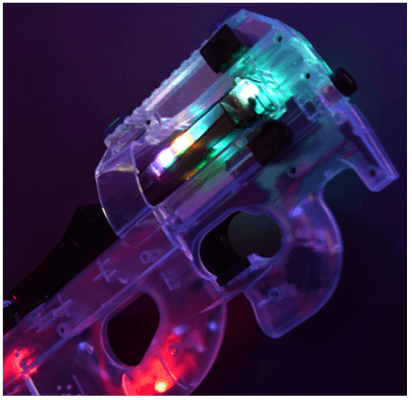 機能が詰まったリアルな光線銃!