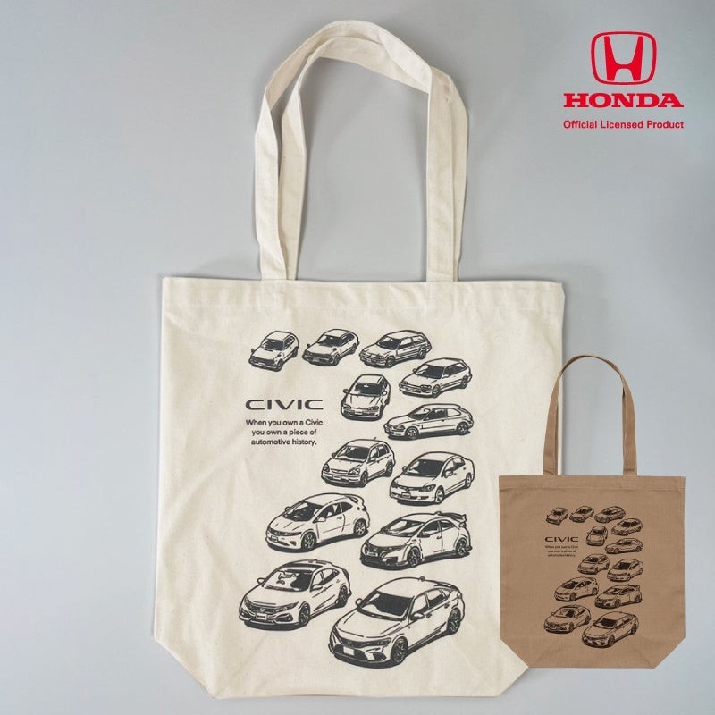 トートバッグ 2401HD43-01 HONDA CIVIC HISTORY