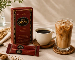 コーヒーじゃないのにこの満足感"
韓国発・ノンカフェイン新習慣「TEAZEN カフェORZO（オルゾ）ブレンド」
10月15日（木）日本初上陸