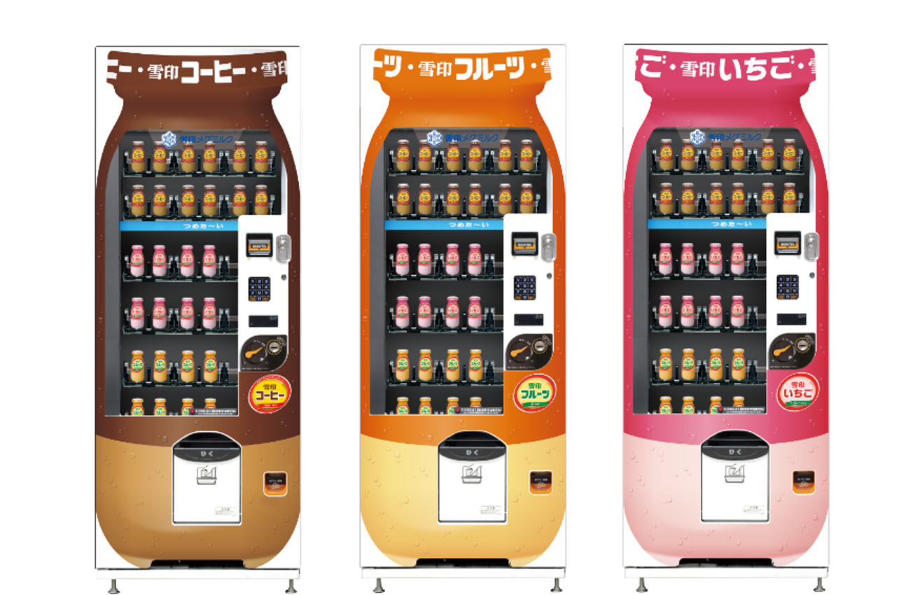 ラッピング自販機