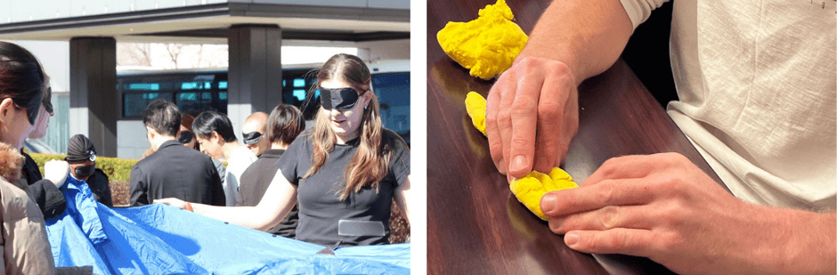 左:アクティビティ1/右:アクティビティ2