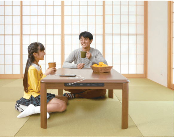布団レスこたつ座卓シリーズ使用イメージ