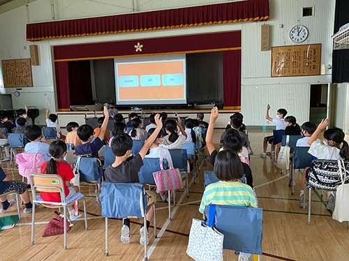 授業を受けた児童の様子 1