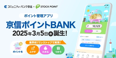 STOCK POINT、コミュニティ・バンク京信と『京信ポイントBANK』を開発