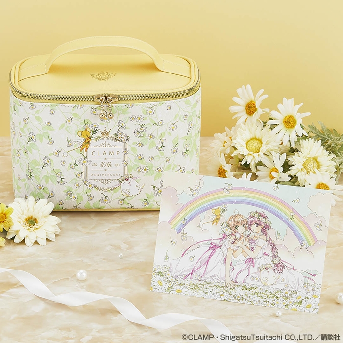 ダブルチャンスキャンペーン:バニティポーチ&イラストカードセット-CLAMP 30th Anniversary-(イメージ)