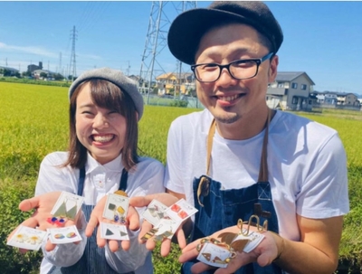 zao_Factory(ザオ・ファクトリー)の山本直明(右)と宮﨑はるか(左)