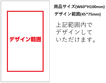 商品デザイン範囲について