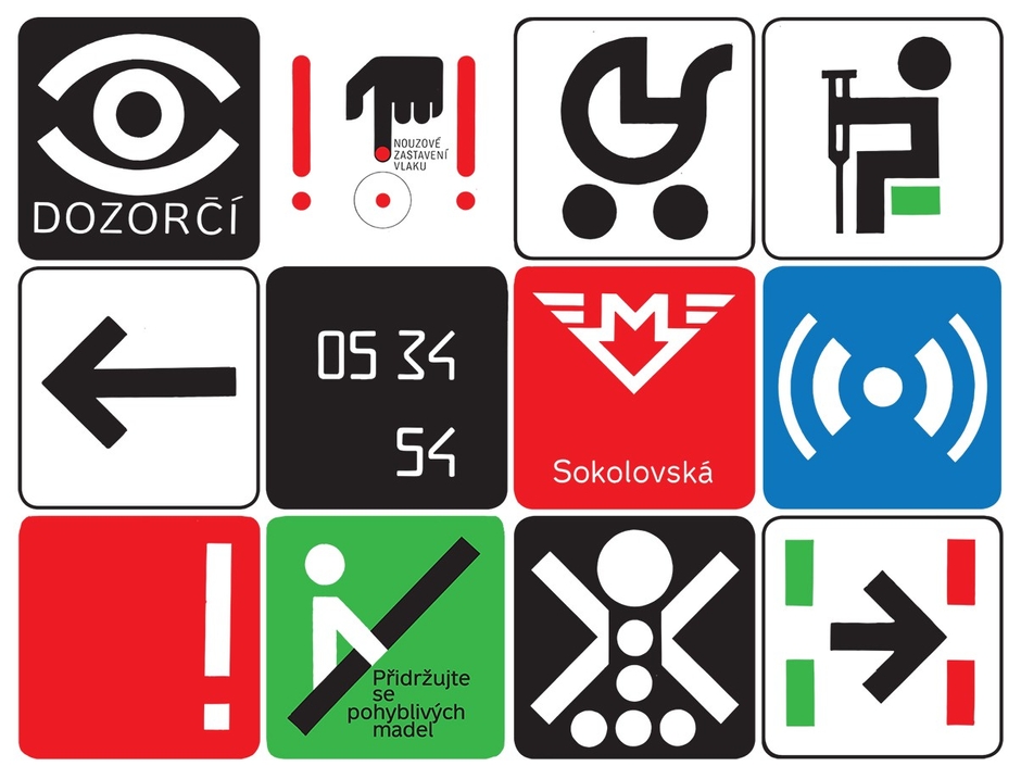 Jiří Rathouský, Prague metro orientation system