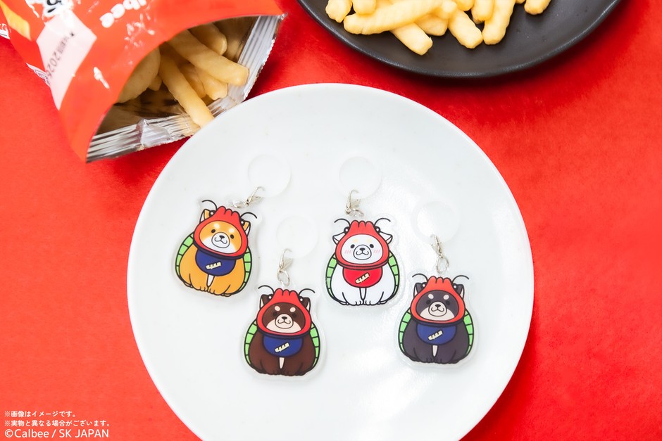 忠犬もちしば&かっぱえびせん カプセルトイ商品
