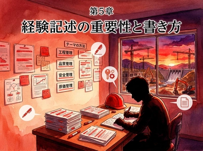 合格の分かれ目「経験記述」の書き方をゼロから解説するコラムを公開。土木施工管理技士の構成の型からテーマ別のポイント・添削活用法まで徹底ガイド