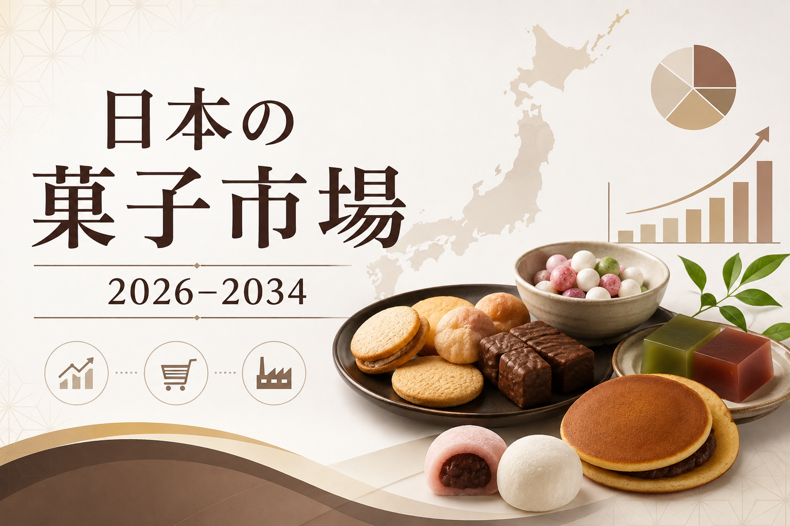 日本の菓子市場調査レポート:成長、トレンド、業界分析および展望(2026年~2034年)