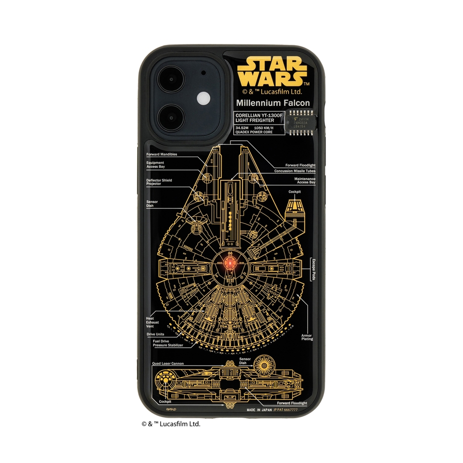 FLASH M-FALCON 基板アート iPhone 12 miniケース