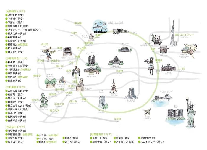 物件エリアマップ