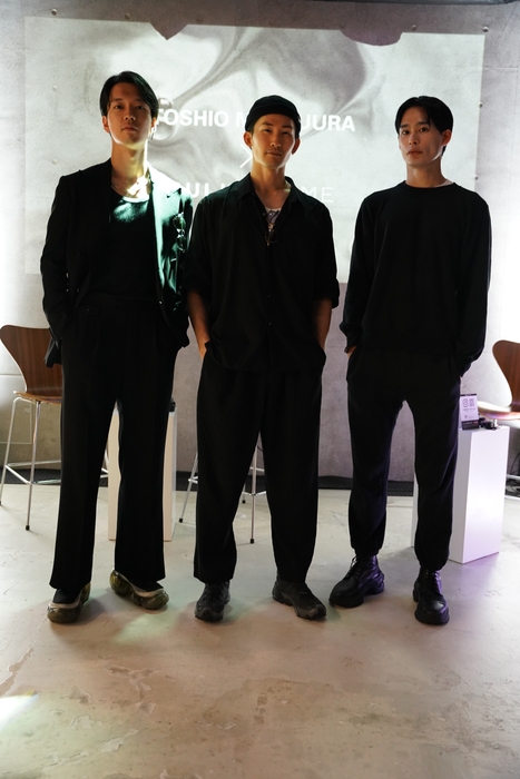 モデル/役者 龍 RYU氏(中央)