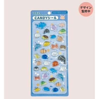 りぶはあとのポップなぷっくりシール