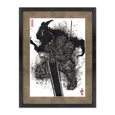 ◆額装複製画「狂戦士の甲冑」