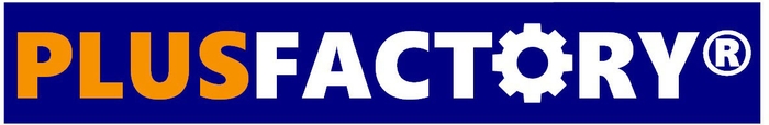 「PLUSFACTORY」ロゴ