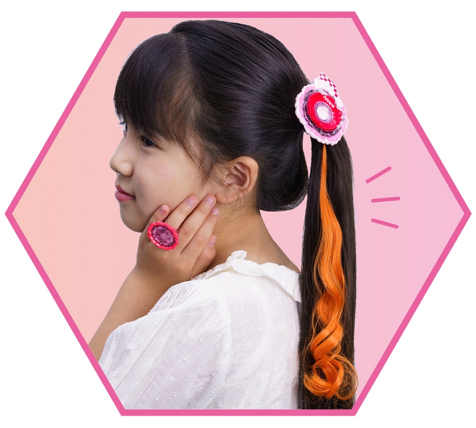 シャイニーアクセパクト 鬼滅の刃 竈門禰豆子(着用イメージ)