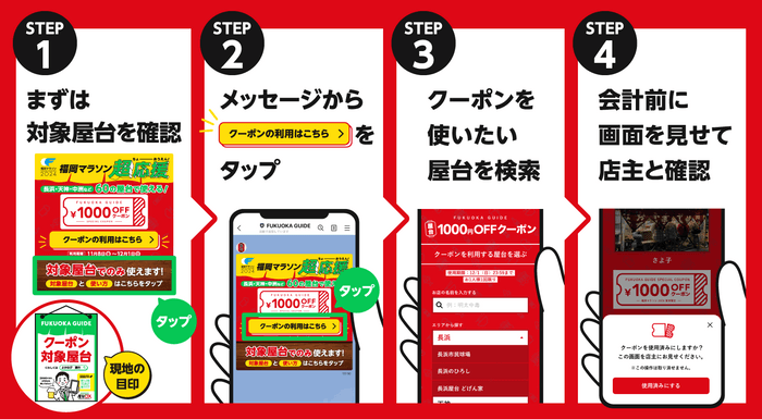 1&#44;000円オフクーポンの利用方法