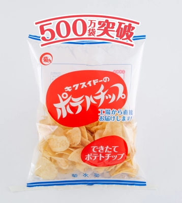 「できたてポテトチップ」発売以来500万袋を突破！！ ご愛顧に感謝し「500円で5,000箱キャンペーン！」を実施　 ＜2021年3月11日正午から＞