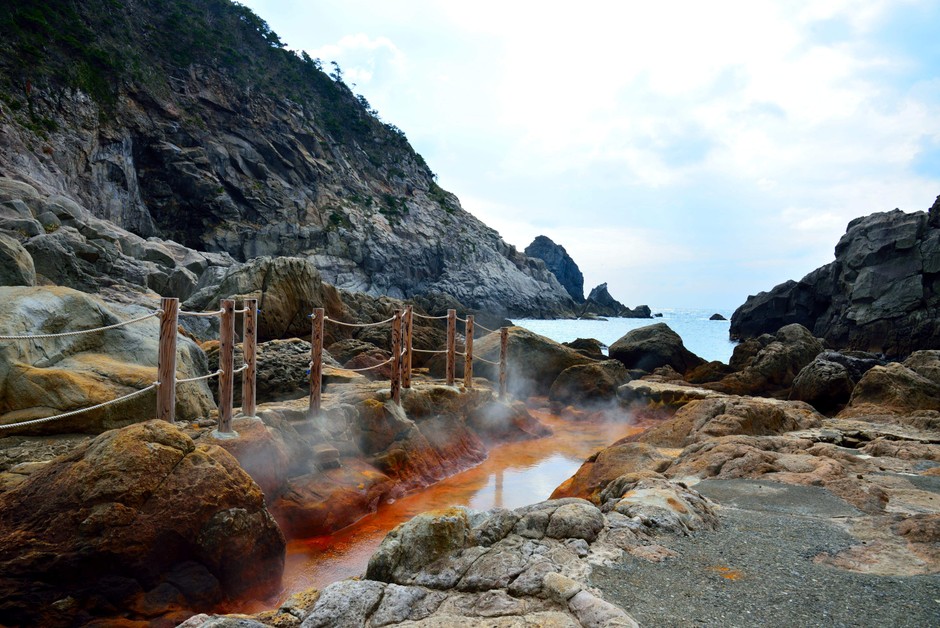 式根島 地鉈温泉
