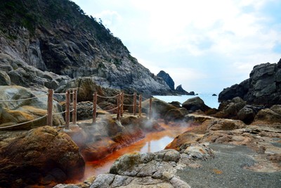 式根島 地鉈温泉