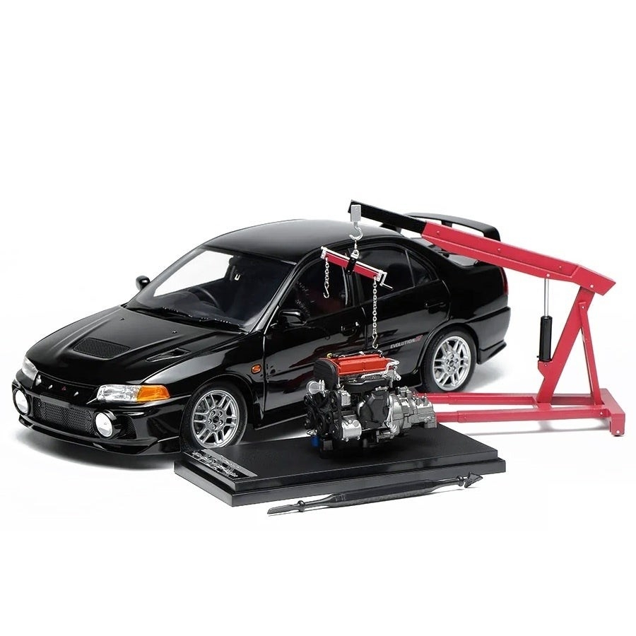 モーターヘリックス 1/18スケール M84002 三菱 Lancer Evolution IV ピレネーブラックパール
