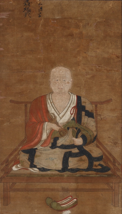 理源大師像 室町時代 16世紀