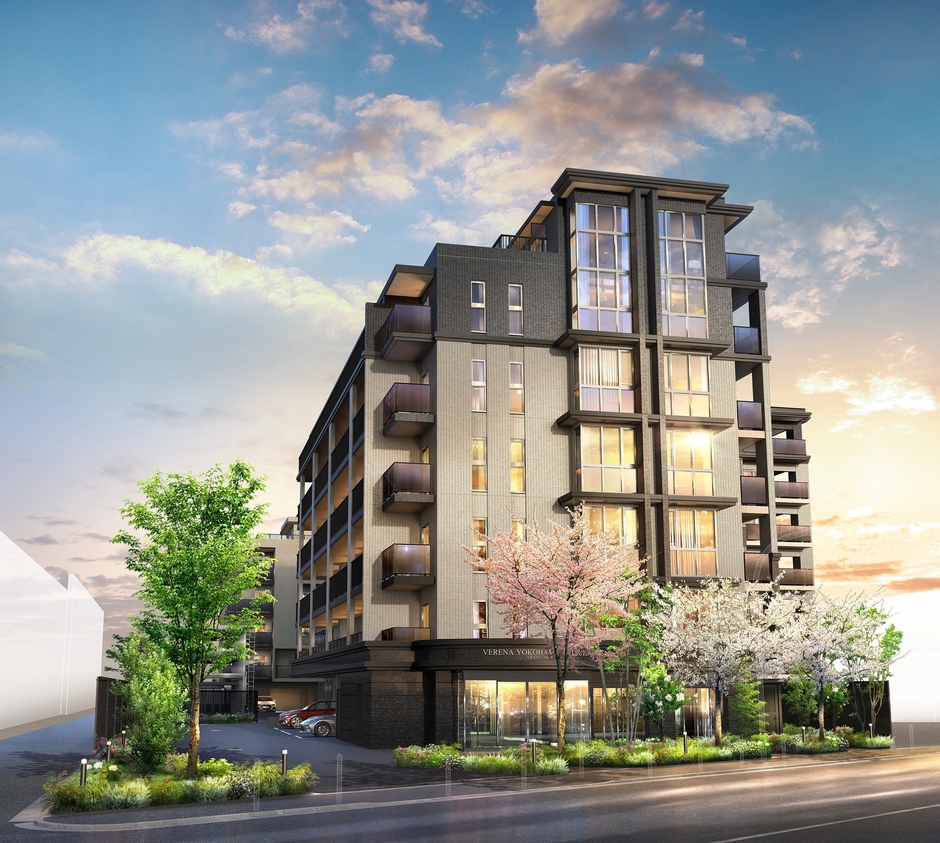 ヴェレーナ横浜戸塚グランラルジュ　外観完成予想CG
