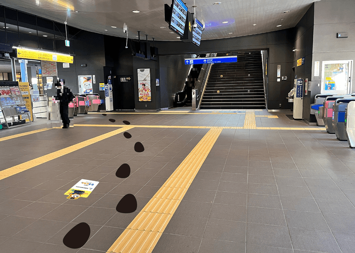 駅構内装飾 ゆめが丘駅（イメージ）