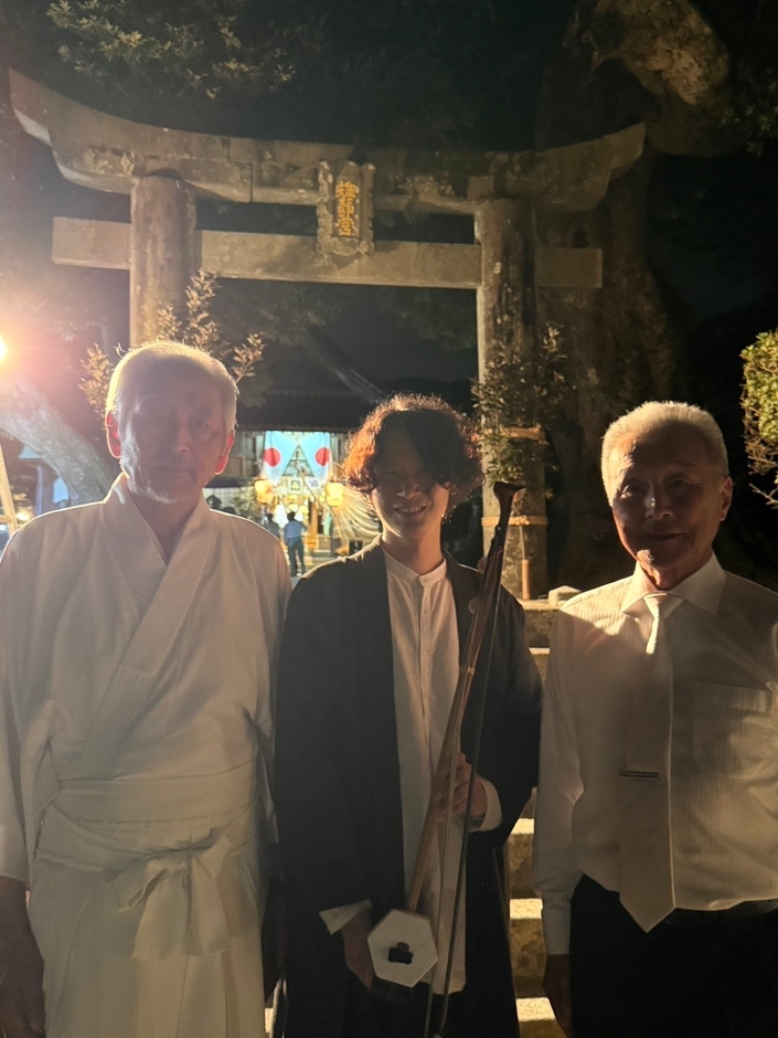 雉琴神社にて奉納演奏2