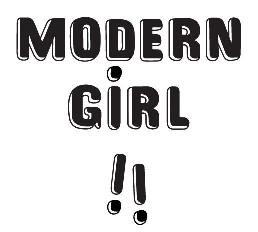 今シーズンのトゥービー バイ アニエスベーのためにアニエスベー自身が書き下ろした「MODERN GiRL !!」のメッセージ