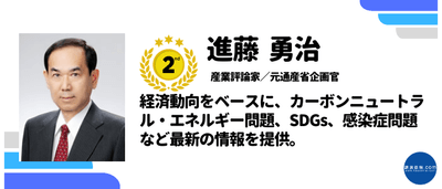 進藤勇治_2位_2021年下半期講演依頼ランキング